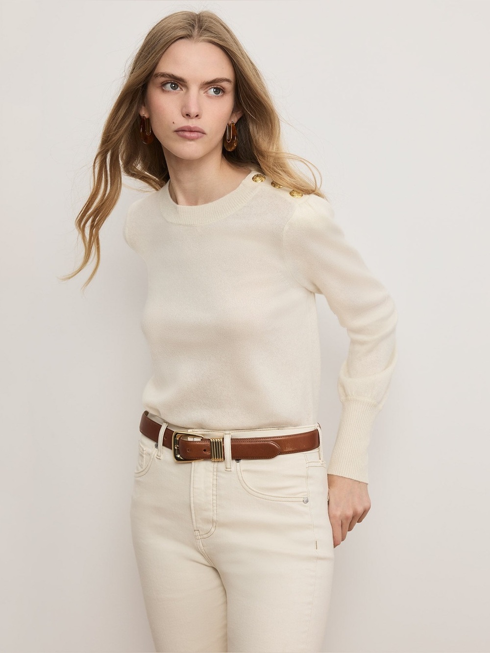 Veronica Beard Nelia Cashmere Pullover
